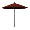 California Umbrella 9' Black Aluminum Market Patio Umbrella, Pacifica Brick 194061335901 - alternate 1